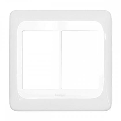 Imagem de Placa Pial Pop Branca 4X4 - 3 Modulos+3 Modulos Juntos Lgp44