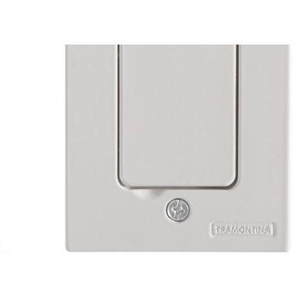 Imagem de Placa Piso Aluminio Tramontina 4X2 Unha Para 1 Modulo Lux