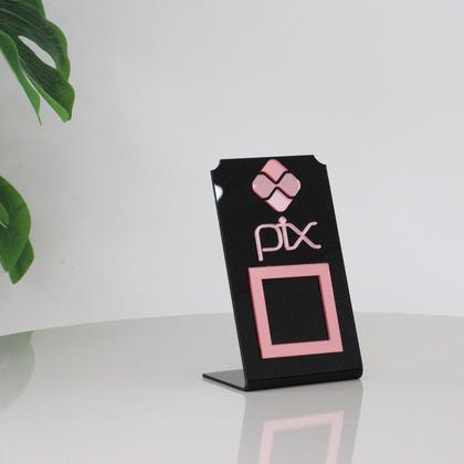 Imagem de Placa Pix Para Pagamento QR Code Em Acrílico