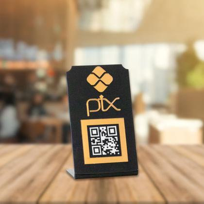 Imagem de Placa Pix Para Pagamento QR Code Em Acrílico