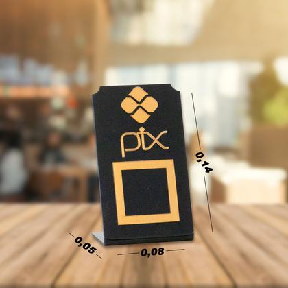 Imagem de Placa Pix Para Pagamento QR Code Em Acrílico
