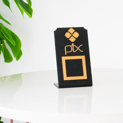 Imagem de Placa Pix Para Pagamento QR Code Em Acrílico