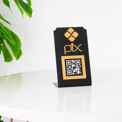 Imagem de Placa Pix Para Pagamento QR Code Em Acrílico