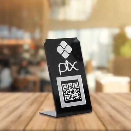 Imagem de Placa Pix Para Pagamento QR Code Em Acrílico
