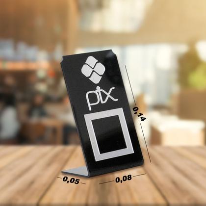 Imagem de Placa Pix Para Pagamento QR Code Em Acrílico