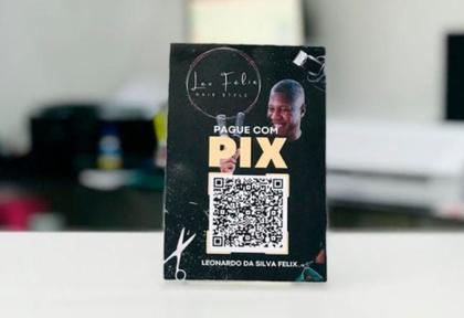 Imagem de Placa Pix Personalizada Com o Seu QR CODE Acrílica