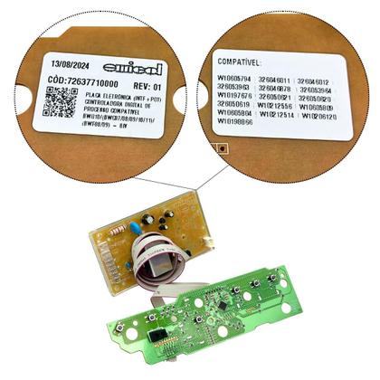 Imagem de Placa Potencia + Interface Compativel Bwg10 Bwc11 Bivolt