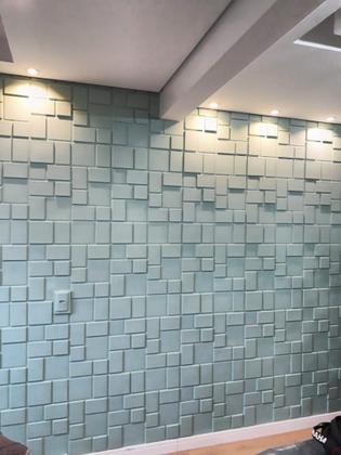 Imagem de Placa Premium Revestimento de Parede 3D Luxo Alto Relevo Resistente PSAI 1mm