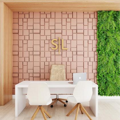 Imagem de Placa Premium Revestimento de Parede 3D Luxo Alto Relevo Resistente PSAI 1mm