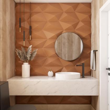 Imagem de Placa Premium Revestimento de Parede 3D Luxo Alto Relevo Resistente PSAI 1mm