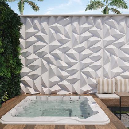 Imagem de Placa Premium Revestimento de Parede 3D Luxo Alto Relevo Resistente PSAI 1mm