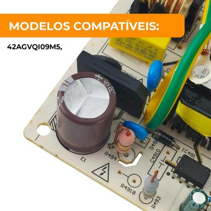Imagem de Placa Principal 42AGVQI09M5 9.000 Btus Quente Frio Inverter Xtreme Save Connect - Midea