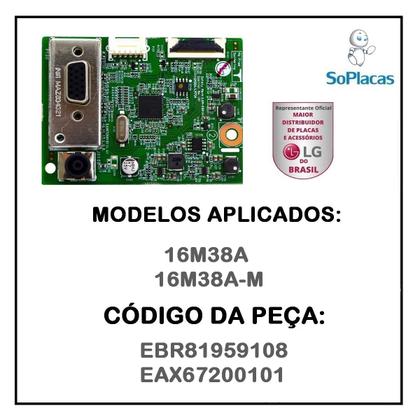 Imagem de Placa principal lg 16m38a 16m38a-m ebr81959108 eax67200101  original