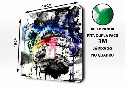 Imagem de Placa Quadro Decorativo 18x18 Cm - O Castelo Animado