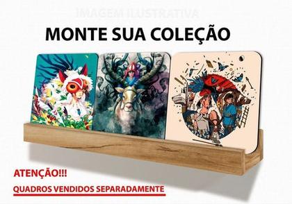 Imagem de Placa Quadro Decorativo 18x18 Cm - Princesa Mononoke Ghibli