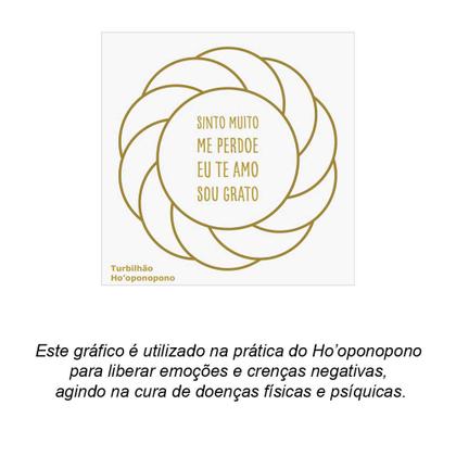 Imagem de Placa Radiônica Turbilhão Hooponopono - Liberar emoções e crenças negativas, agindo na cura de doenças físicas e psíquicas.