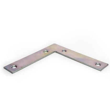 Imagem de Placa Reforçada Angular Aço Galvanizado Placa Reforçada Angular Aço Galvanizado