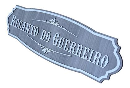 Imagem de Placa Relevo Personalizada