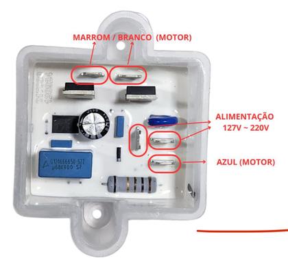Imagem de Placa Reversora Controle Agitação Tradicional Original - Wanke