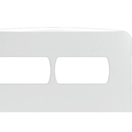 Imagem de Placa Schneider Miluz Branca 4X4 - 4 Modulos Com Suporte - S3B27540