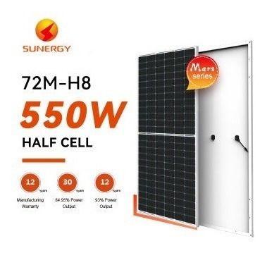 Imagem de Placa Solar 550w Sunergy Sun 72m-h8 Selo Inmetro