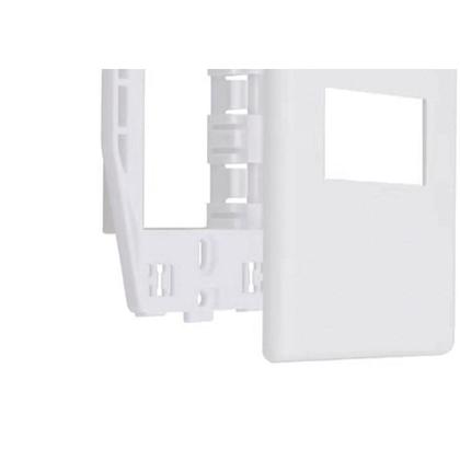 Imagem de Placa Steck Linha Stella Branca 4X2 - 1 Modulo Horizontal Com Suporte 69270