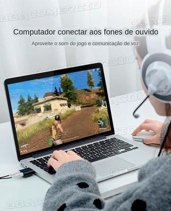 Imagem de Placa Vention Som Usb - Usb X P2 - Fone E Microfone C/ Nfe