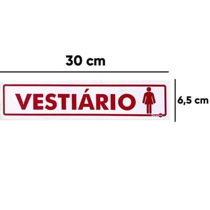 Imagem de Placa Vestiário PS180