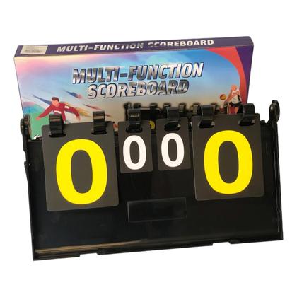 Imagem de Placar Mesa Manual Marcador Pontos Sets Dobravel Portatil Esporte Volei Futebol Basquete Badminton Treino