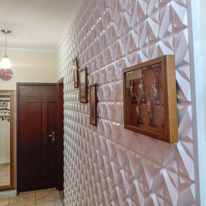 Imagem de Placas 3d Revestimento De Parede 50x50  Kit Com 115