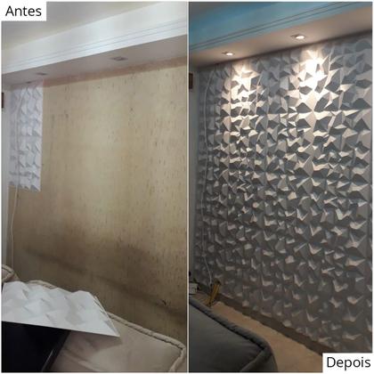 Imagem de Placas 3d Revestimento De Parede 50x50  Kit Com 115