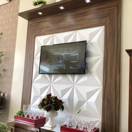 Imagem de Placas 3d Revestimento De Parede 50x50  Kit Com 115