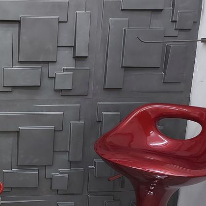 Imagem de Placas 3d Revestimento De Parede 50x50  Kit Com 116