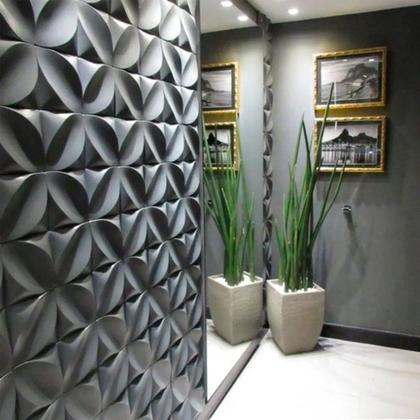 Imagem de Placas 3d Revestimento De Parede 50x50  Kit Com 165