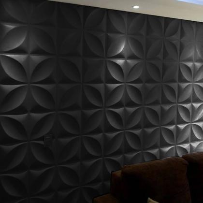 Imagem de Placas 3d Revestimento De Parede 50x50  Kit Com 179