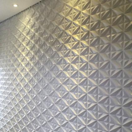 Imagem de Placas 3d Revestimento De Parede 50x50  Kit Com 31