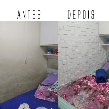 Imagem de Placas 3d Revestimento De Parede 50x50  Kit Com 61