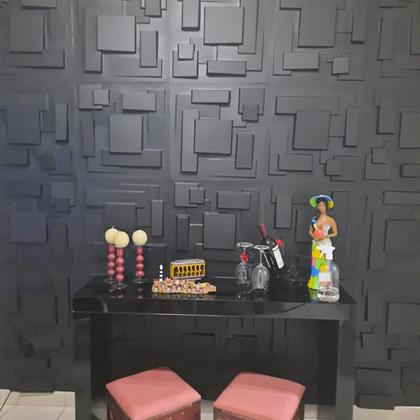 Imagem de Placas 3d Revestimento De Parede 50x50  Kit Com 76