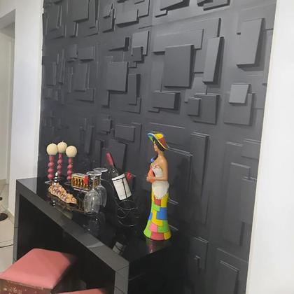Imagem de Placas 3d Revestimento De Parede 50x50  Kit Com 76