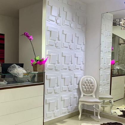 Imagem de Placas 3d Revestimento De Parede 50x50  Kit Com 76