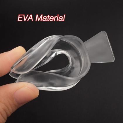 Imagem de Placas Bruxismo Moldeira de Silicone Molde Caseiro Aparelho Protetor Inferior e Superior + ESTOJO