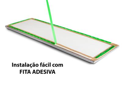 Imagem de Placas Cabeceira Modulada Adesiva Casal Estofada Sintético Cinza - 140cm x 60cm Kit 7 Placas