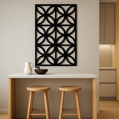 Imagem de Placas Cobogó Vazadas Decorativas Divisória de Ambiente 3D MDF 3mm Kit 10 e 20 peças