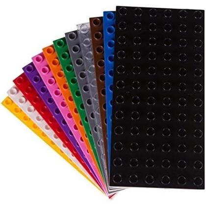 Imagem de Placas de base de blocos de construção Strictly Briks compatíveis com o pacote Lego Duplo 12