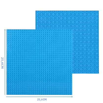 Imagem de Placas De Base Dupla Face 32x32 Para Blocos De Montar DIY Compatíveis Com Lego Pequenos Blocos