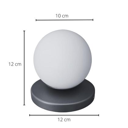 Imagem de Plafon Arandela Parede Teto Globo Quarto Dourado +Lâmpada G9