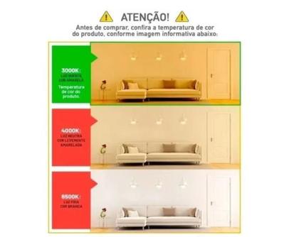 Imagem de Plafon De Embutir Quadrado 24w 6500k Luz Branca Ledbee