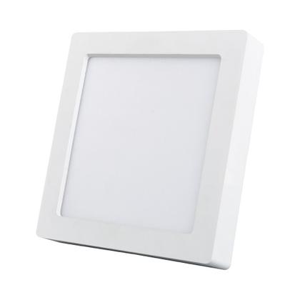 Imagem de Plafon de led quadrado sobrepor 12w 3000k branco quente bivolt galaxy