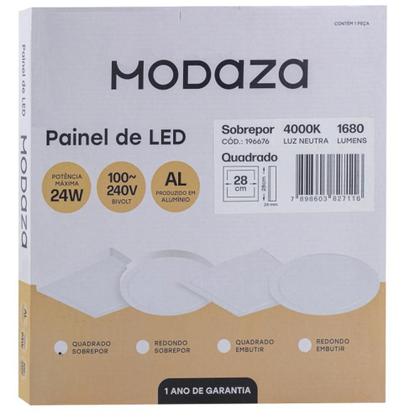 Imagem de Plafon de Sobrepor Modaza ,24Watts, Luz Branco Neutro, 4000K