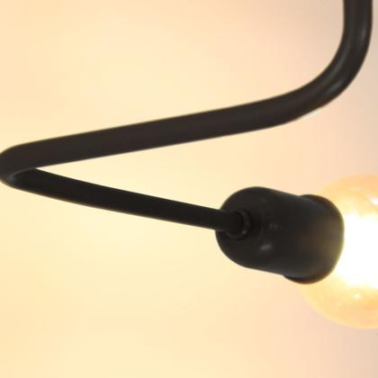 Imagem de Plafon Luminalux Assimétrico 3 Braços Phoenix Moderno Aranha